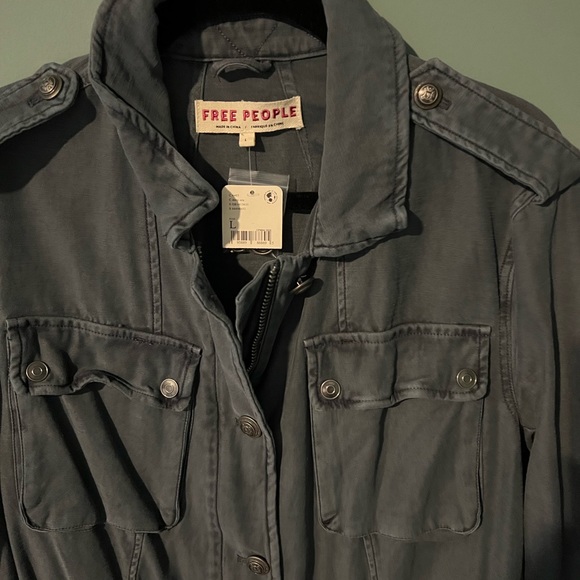 Free People Not Your Brothers Surplus Jacket NWT - Picture 7 of 7